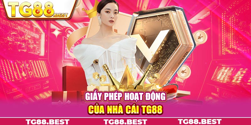 Giấy phép hoạt động của nhà cái TG88