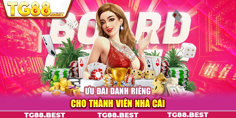 Ưu đãi dành riêng cho thành viên nhà cái